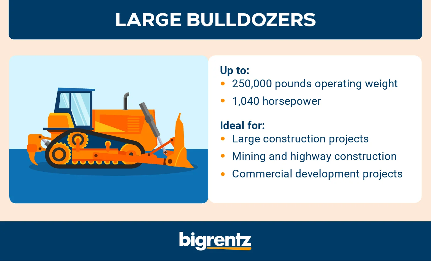 large bulldozers