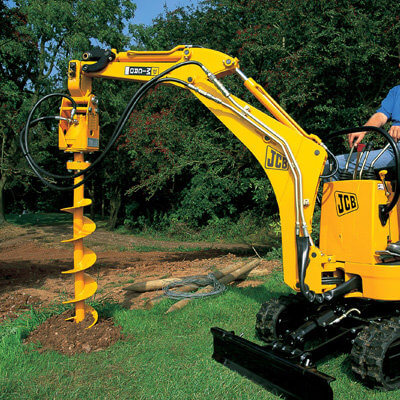 Mini Excavator Auger Attachment